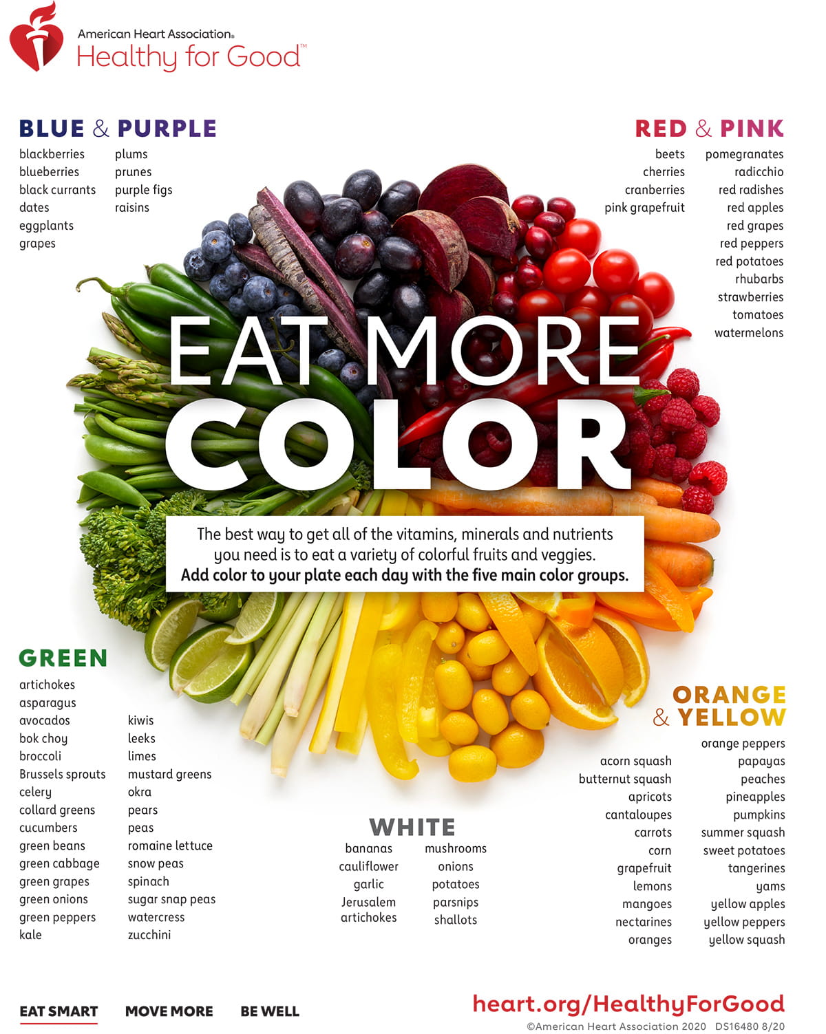 Eat More Color infographic