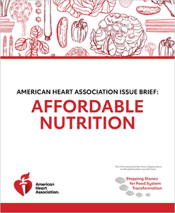 美国心脏协会问题简报:负担得起的营养