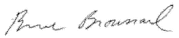 布鲁斯·布鲁萨德的签名