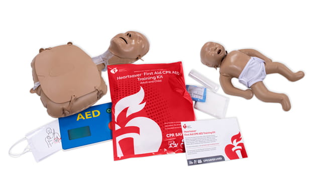 Heartsaver急救心肺复苏AED成人的培训包d Child