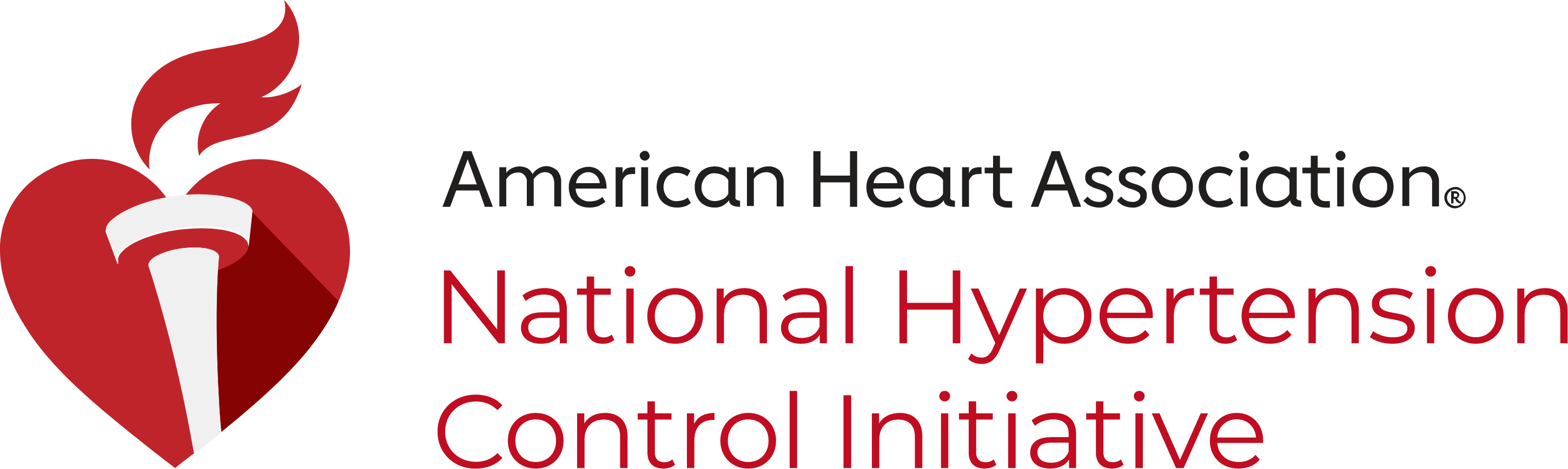 美国心脏协会-国家高血压控制倡议标志