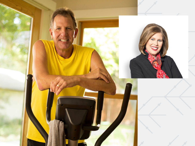 经常锻炼和感恩帮助凯文·柯克西保持心脏健康。(图片由Kevin Kirksey提供)