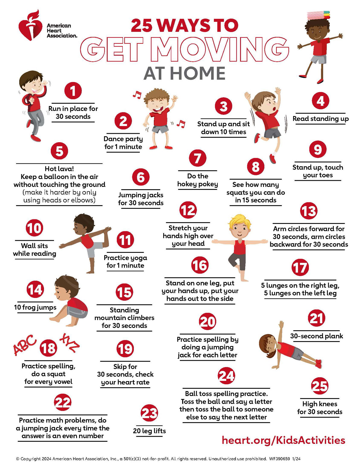 25种方法让孩子们在家活动